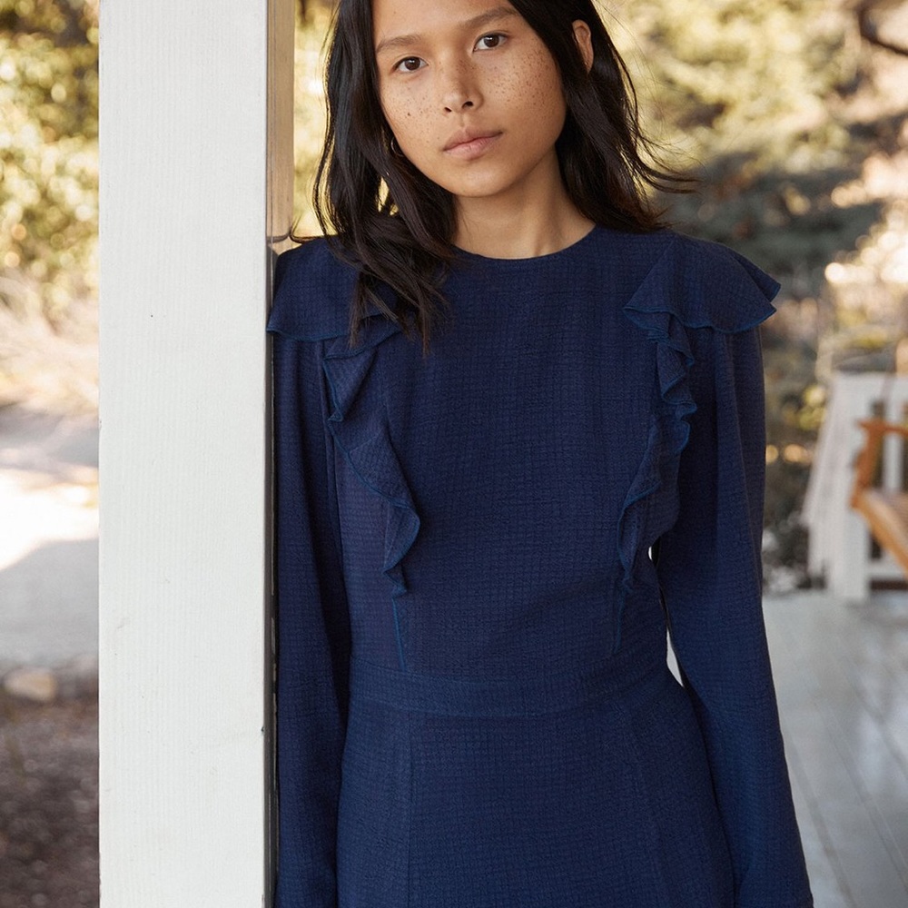 Christy Dawn Mabel Dress in Woven Midnight XS NWOT
